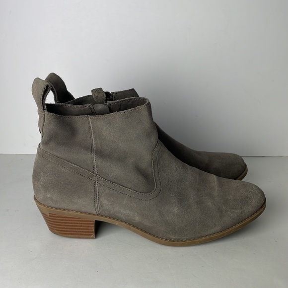 Vionic Vera Gray Suede Ankle Boots 10 - Picture 3 of 13